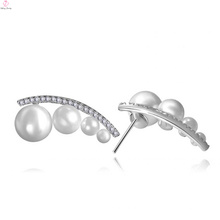 Beliebte Ohrstecker Perle Silber 925 Designs für Mädchen